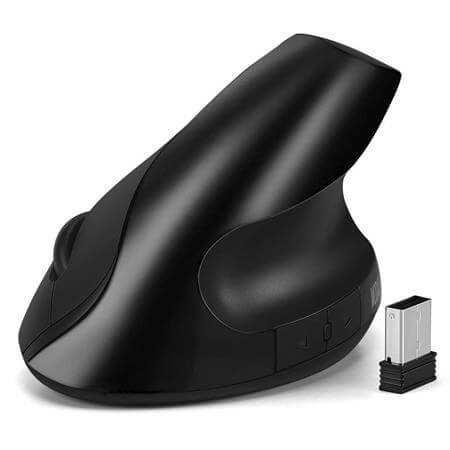 9. ZORBES Wireless Vertical Mouse